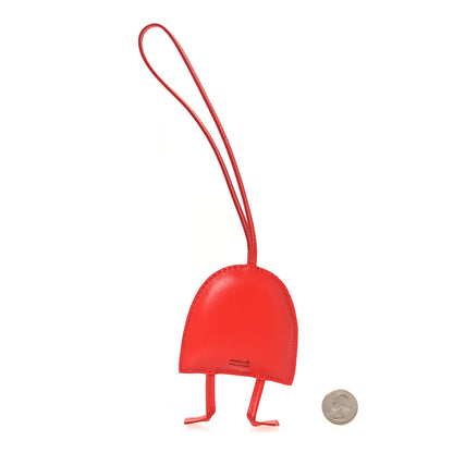 Hermes Lambskin Silk Petit H Hibouton Charm 2 of 3