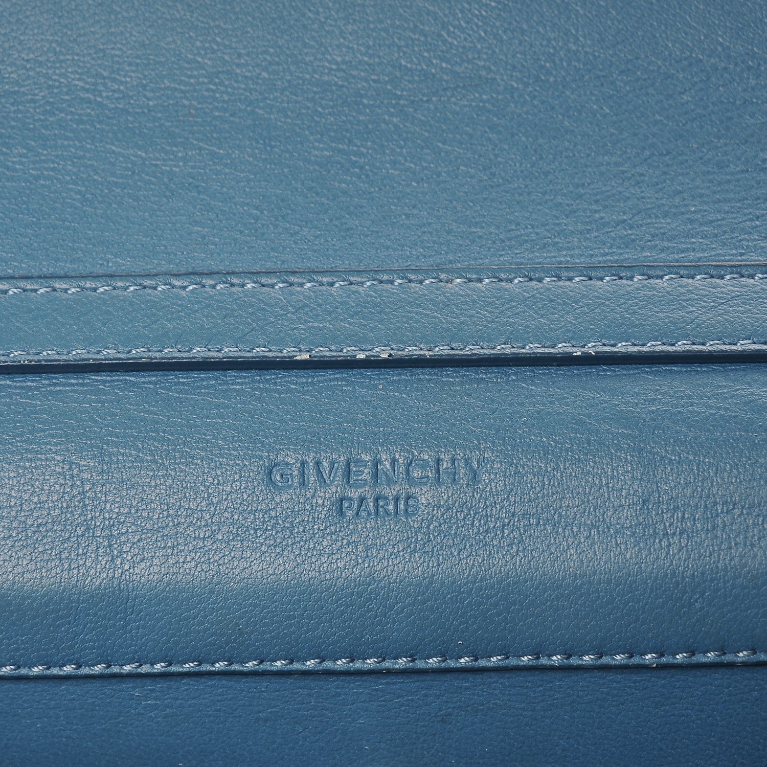 Givenchy Sugar Goatskin Pandora Chain Wallet Medium Blue 6 of 11