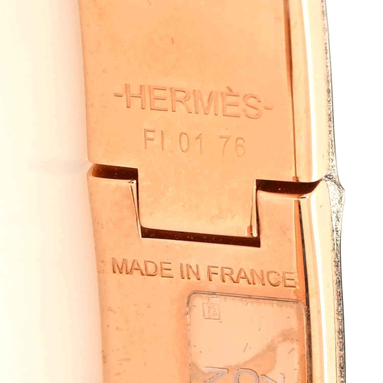 Hermes Enamel Narrow Clic Clac H Bracelet PM Black 5 of 5