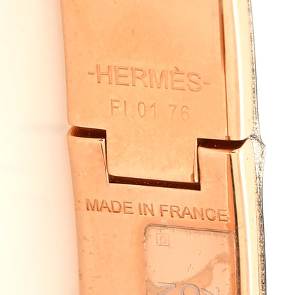 Hermes Enamel Narrow Clic Clac H Bracelet PM Black 5 of 5