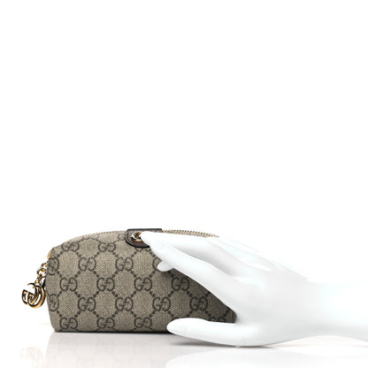 Gucci Soft GG Supreme Monogram Calfskin Medium Ophidia Cosmetic Case Beige Ebony New Acero 2 of 10