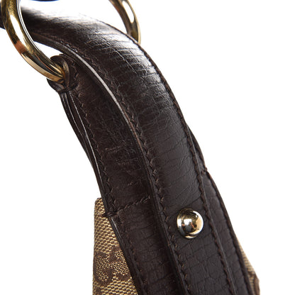 Gucci Monogram Medium Horsebit Chain Hobo Dark Brown 17 of 17