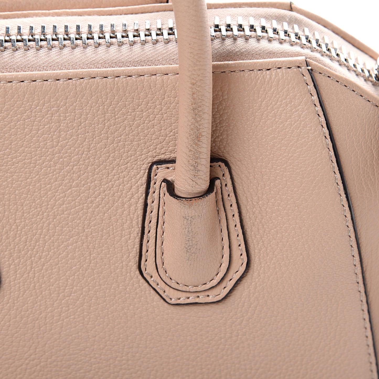 Sugar Goatskin Mini Antigona Powder