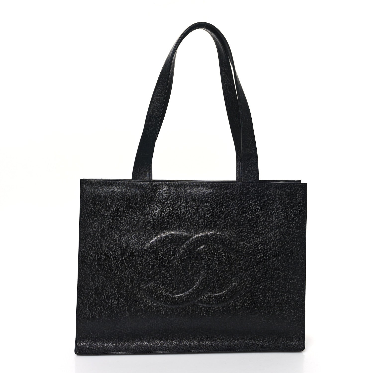 Chanel Caviar CC Tote Black 1 of 12