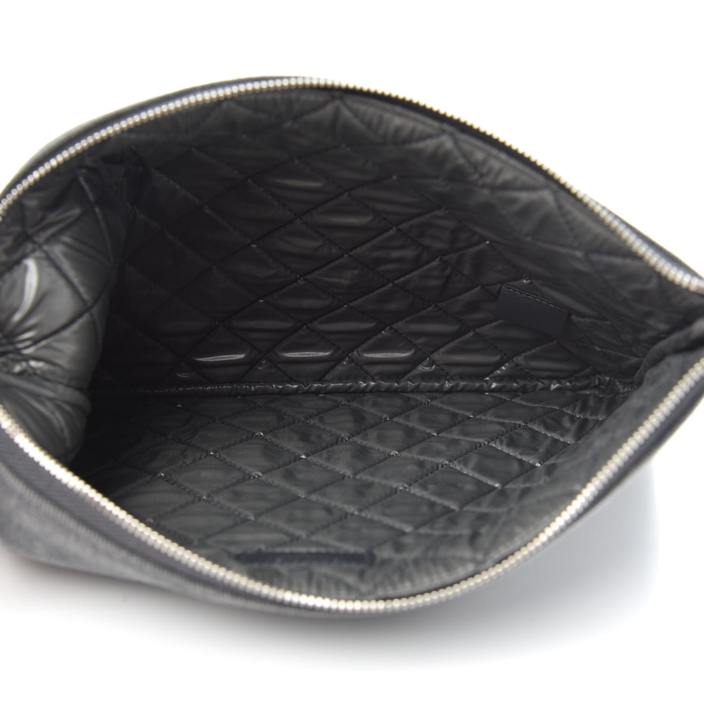 Canvas Sequins Medium Deauville Cosmetic Pouch Grey