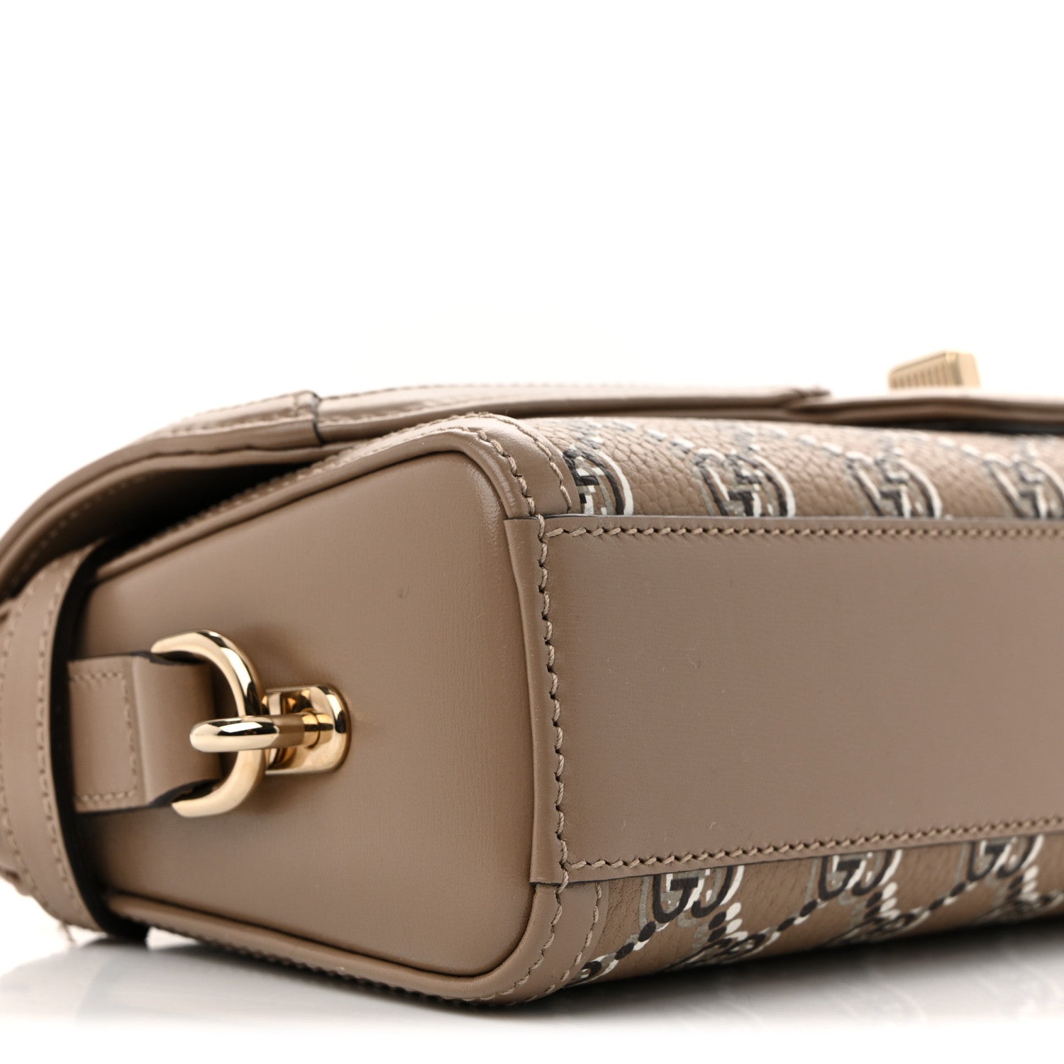 Gucci GG Shadow Monogram Small Luce Shoulder Bag Beige Beige 9 of 11