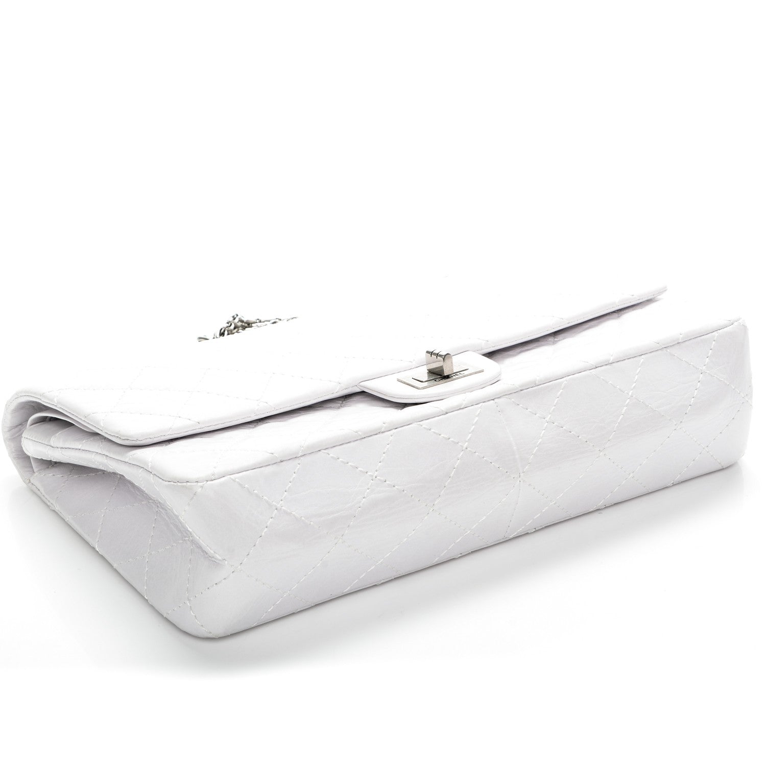 Chanel Aged Calfskin 50th Anniversary 2.55 Reissue 226 White 4 of 9