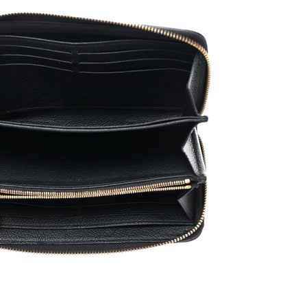 Louis Vuitton LOUIS VUITTON Empreinte Zippy Wallet Black 5 of 7