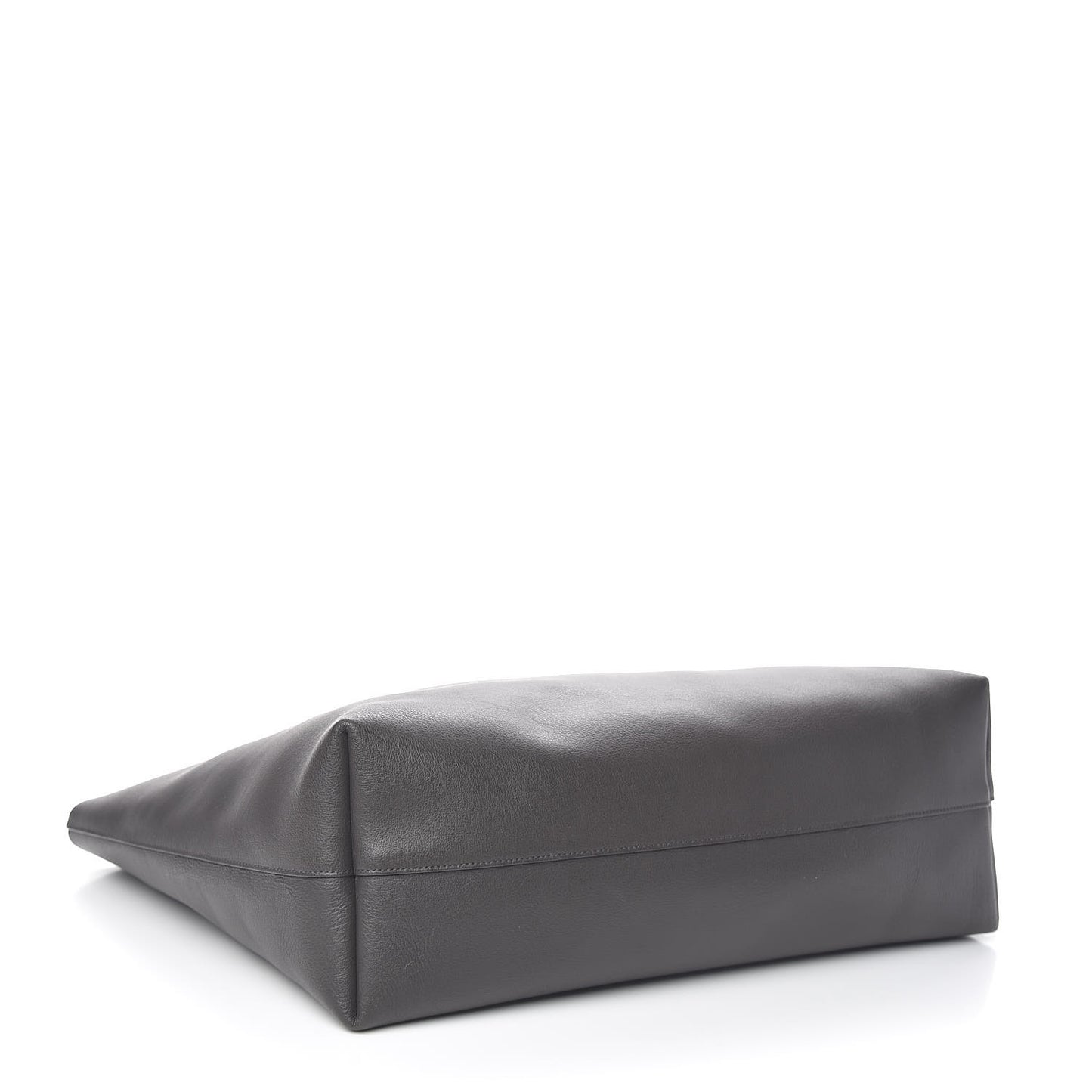 Calfskin Large Shopping Tote Dark Grey