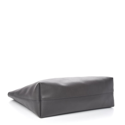 Saint Laurent Calfskin Large Shopping Tote Dark Grey 4 of 12