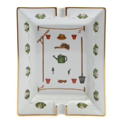 Hermes Porcelain Gardening Goods Ashtray 1 of 11