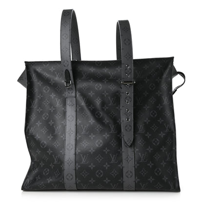 Louis Vuitton Monogram Eclipse Cabas Zippe GM Black 1 of 5
