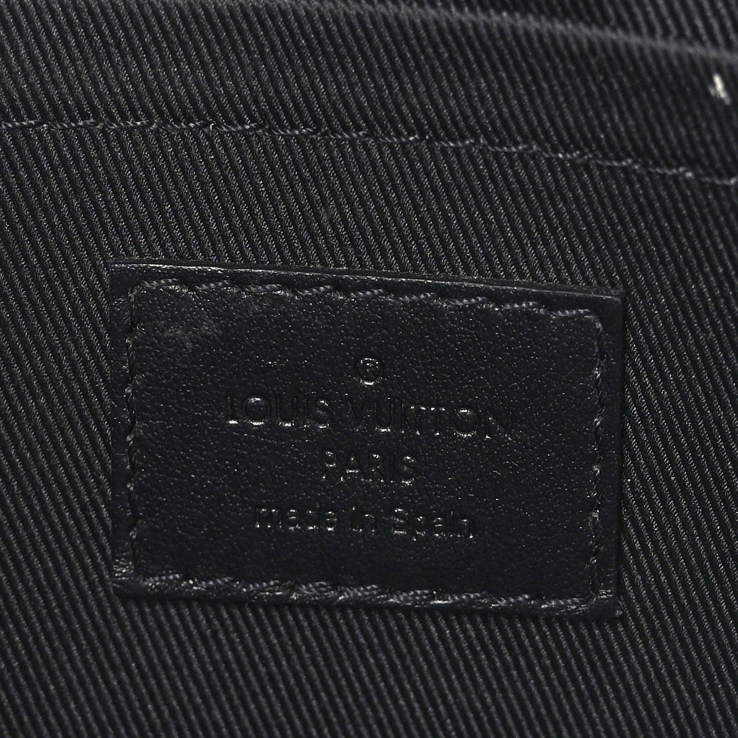 Monogram Shadow Pochette To-Go Black