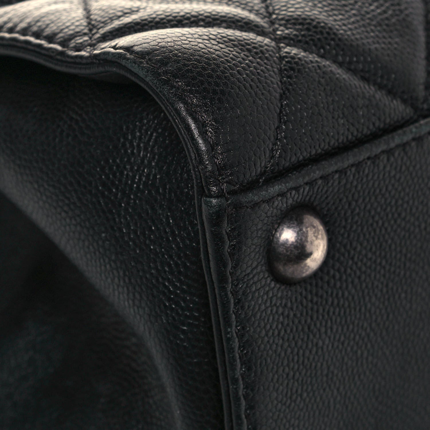 Chanel Caviar Quilted Small CC Bucket Bag Black 10 of 14