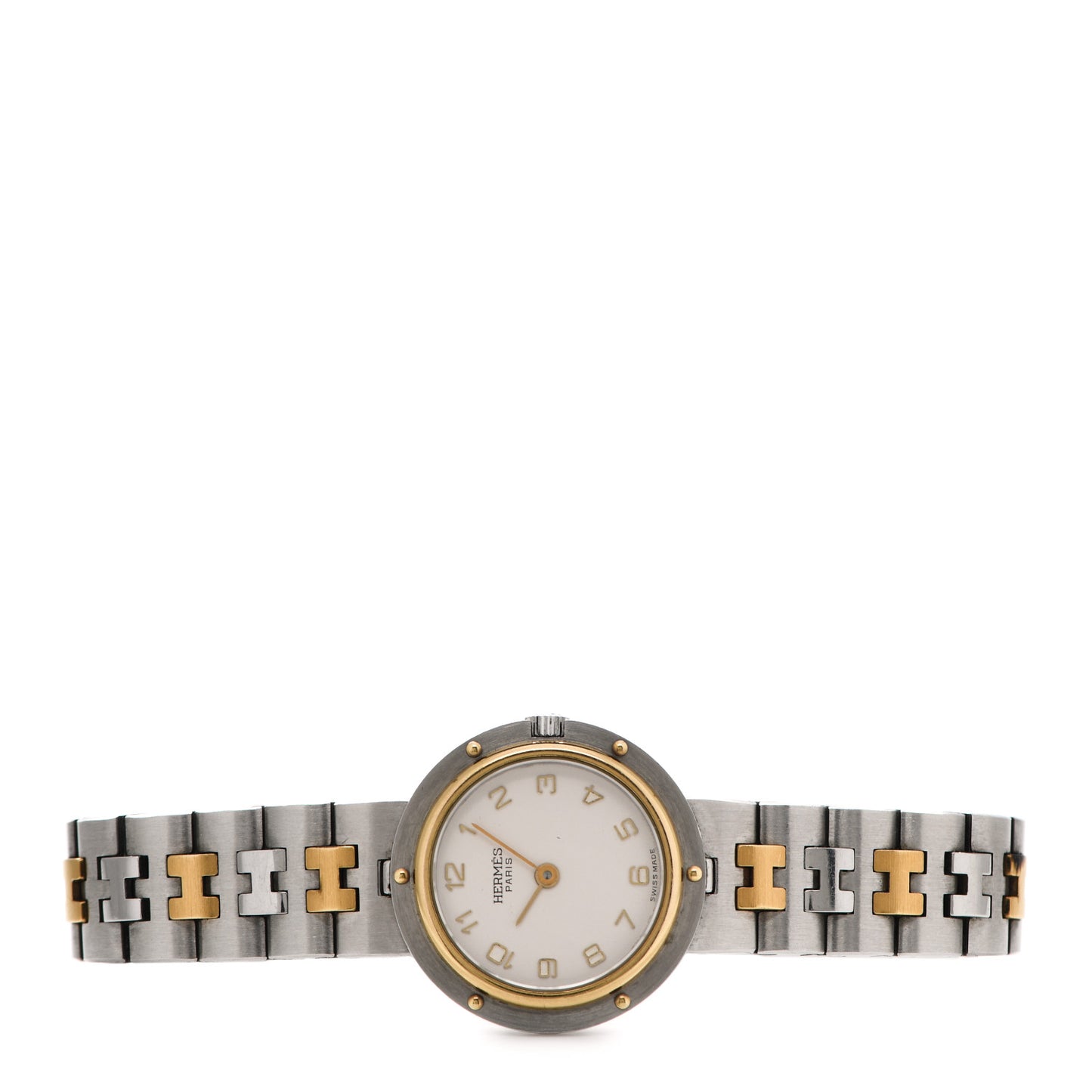 Stainless Steel 24mm Clipper Quartz Watch Gold
