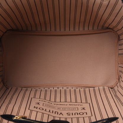 Louis Vuitton X LOL Monogram Neverfull MM Gold Silver 5 of 9