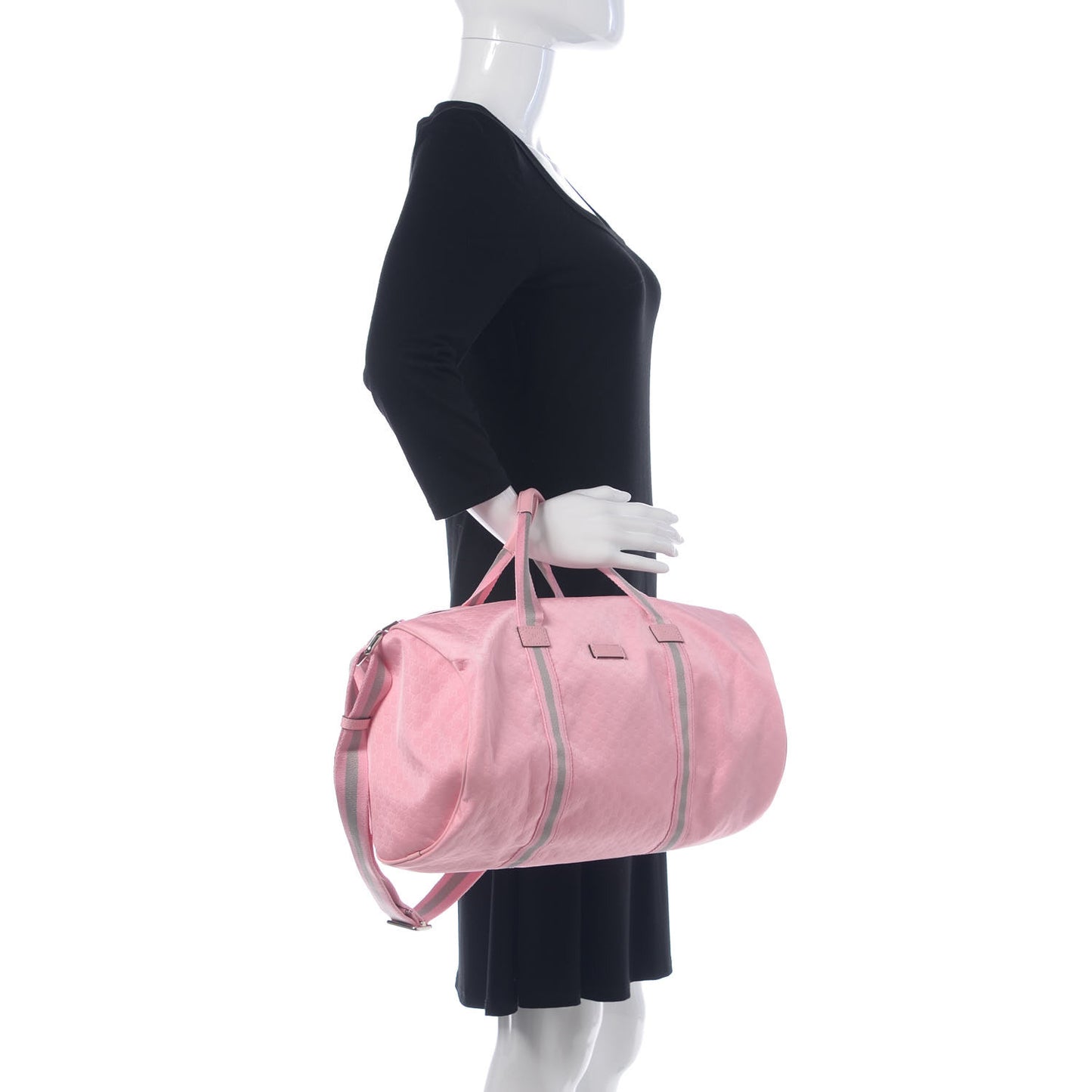 Nylon Microguccissima Gym Bag Pink