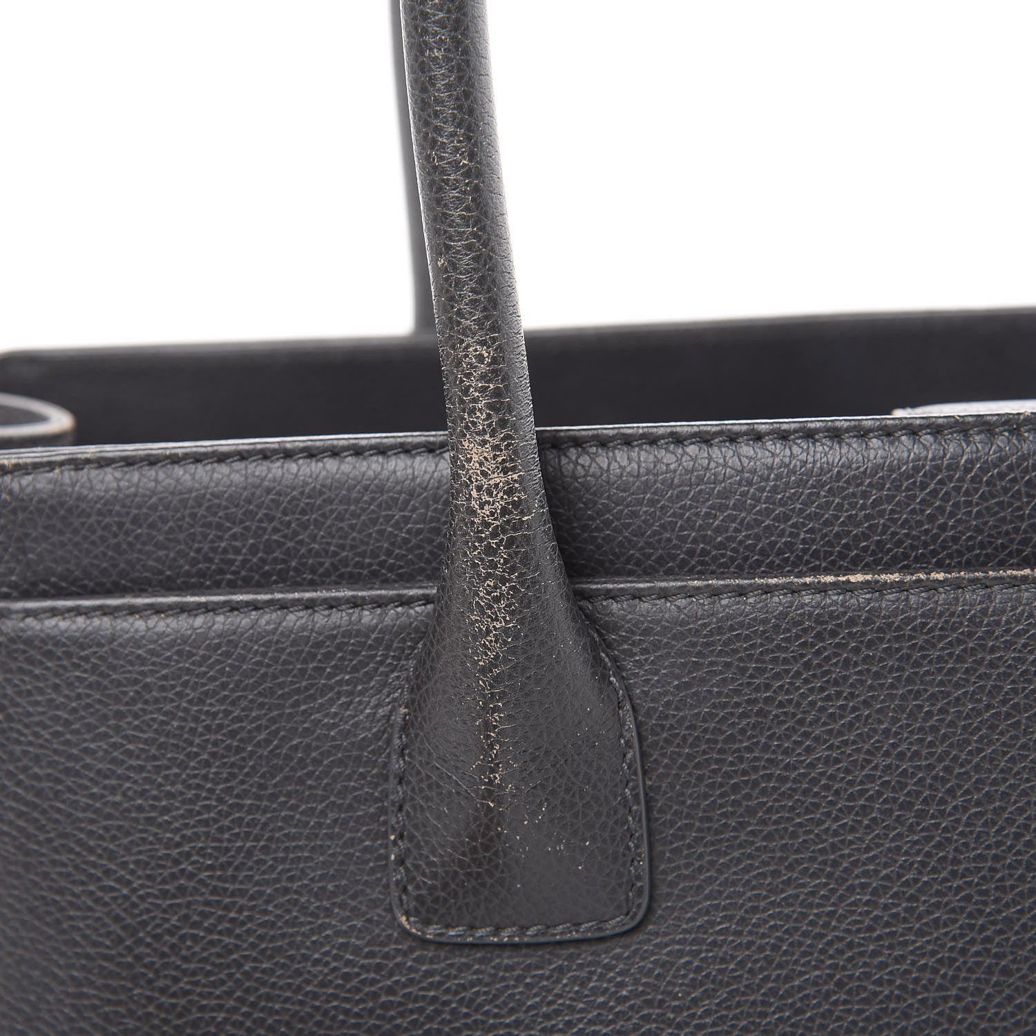 Chanel Calfskin Small Cerf Executive Shopper Tote Grey 13 of 19