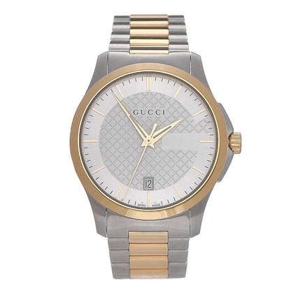 Gucci Stainless Steel 38mm G-Timeless Two Tone Quartz Watch 1 of 8