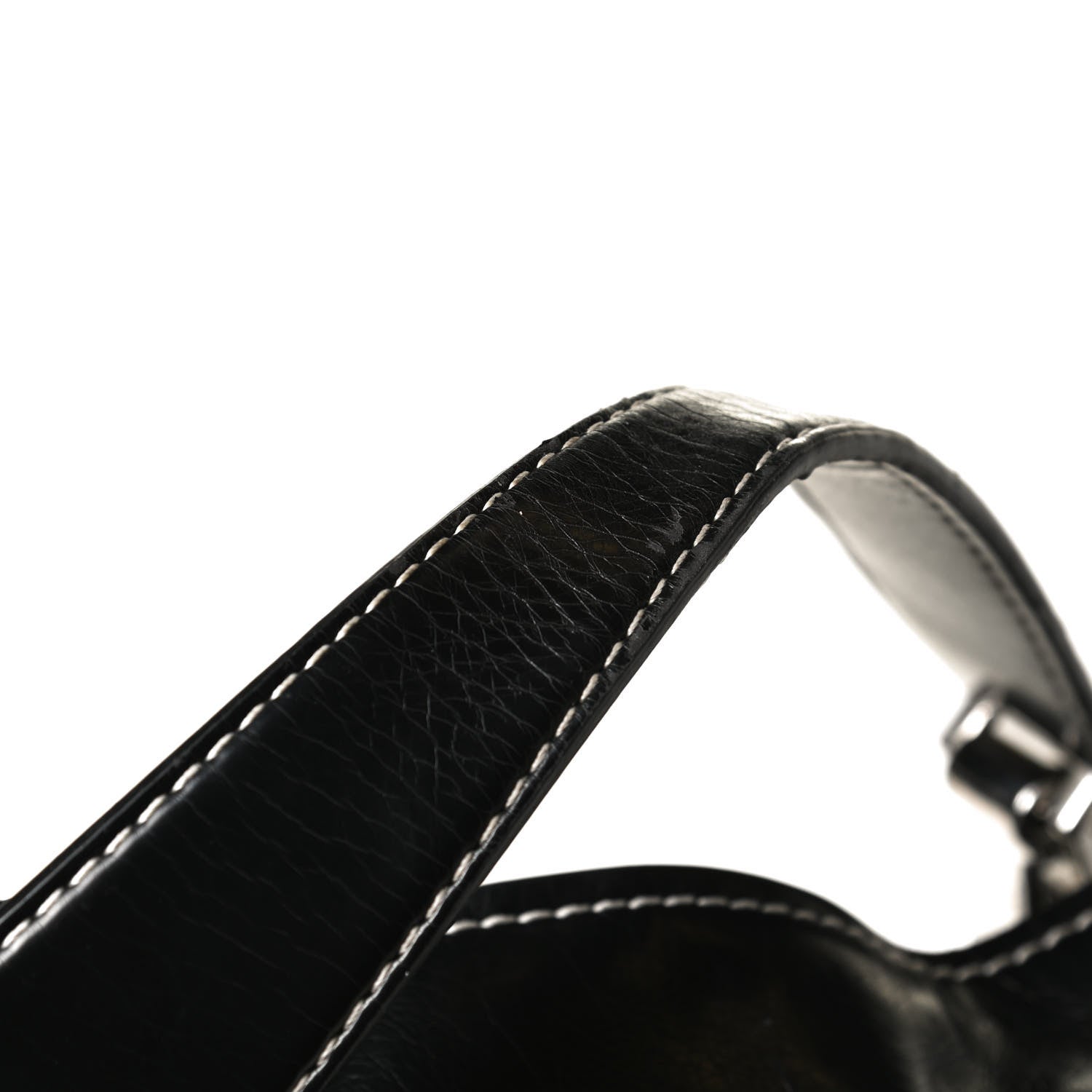 Proenza Schouler Calfskin Large Cire Zip Hobo Black 14 of 17