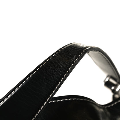 Proenza Schouler Calfskin Large Cire Zip Hobo Black 14 of 17