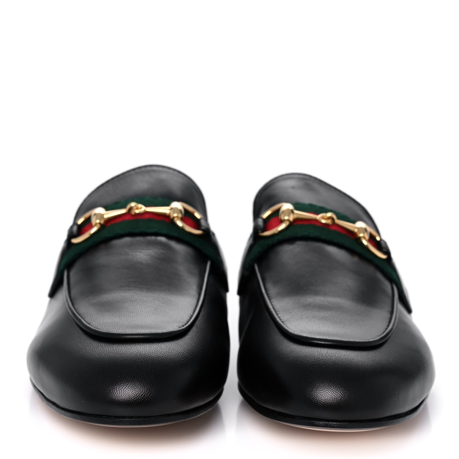 Gucci Malaga Kid Web Womens Princetown Slippers 37 Black 2 of 9