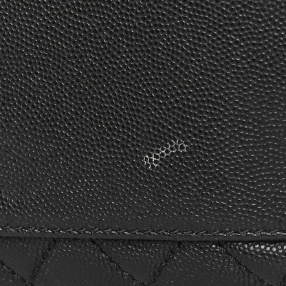 Chanel Caviar Lizard Quilted Medium Coco Handle Flap Black 10 of 10