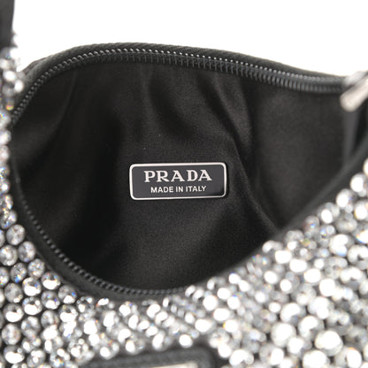 Prada Satin Crystal Mini Re-Edition 2000 Bag Cristal 6 of 8