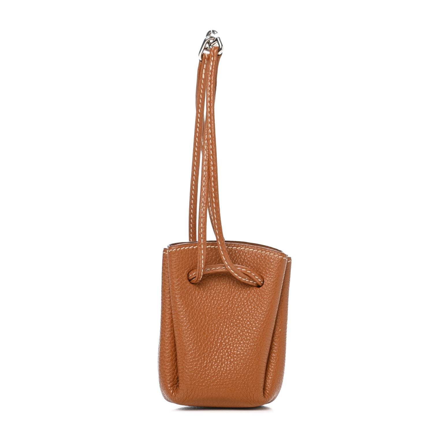 Hermes Taurillon Clemence Vespa Pouch Gold 1 of 6