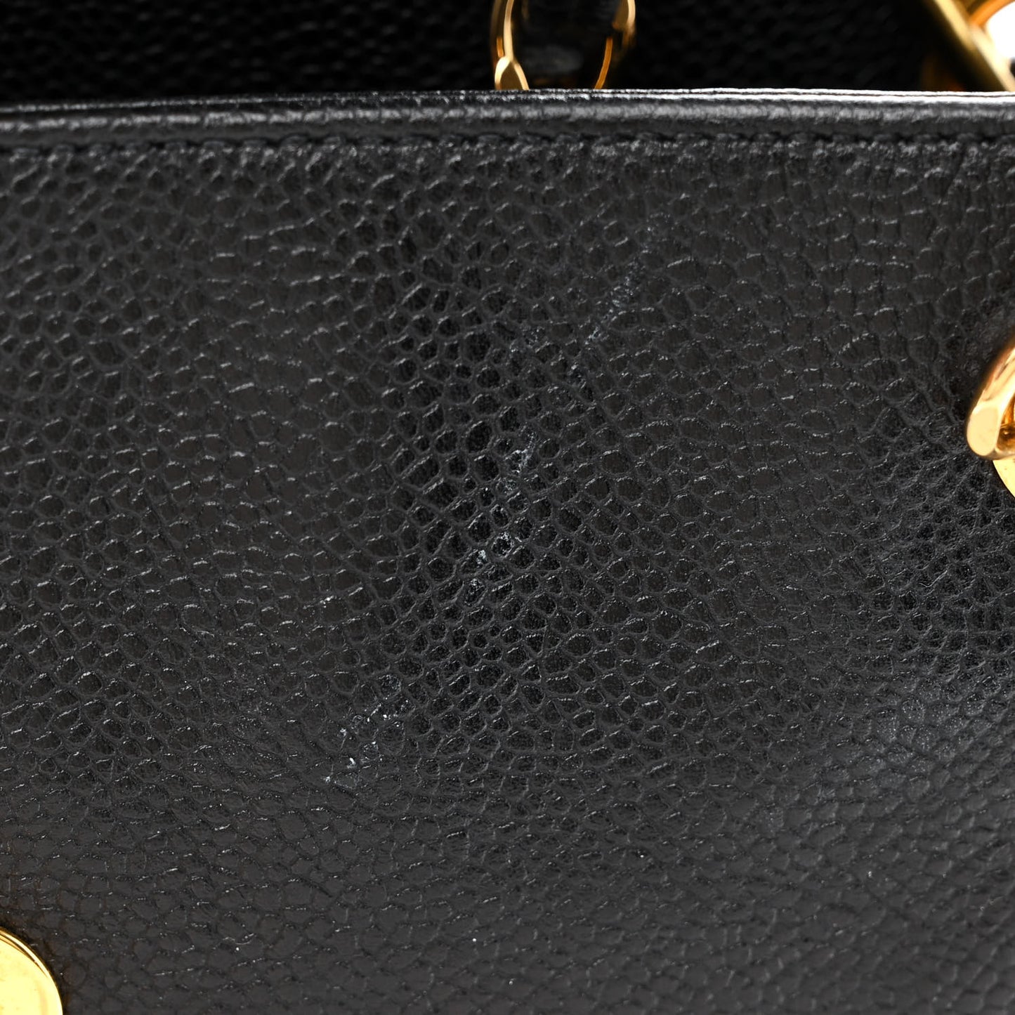 Caviar Shoulder Bag Black