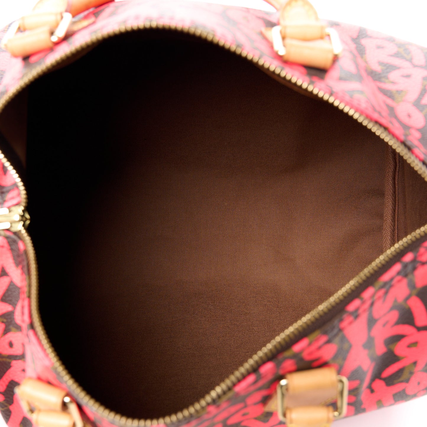 Monogram Graffiti Speedy 30 Fuchsia