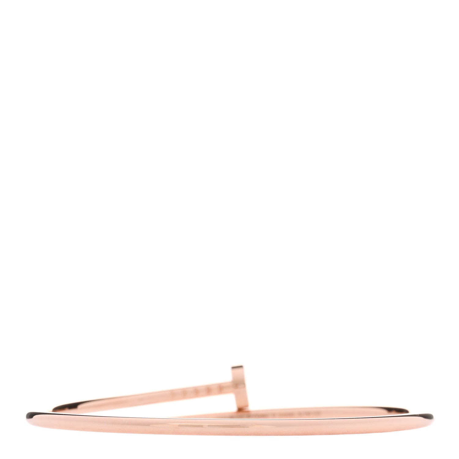 Cartier 18K Pink Gold Small Juste Un Clou Bracelet 17 2 of 5