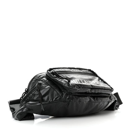 Saint Laurent Nylon Logo Ripstop Body Belt Bag Black 4 of 9