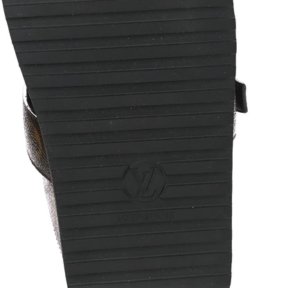 Louis Vuitton Patent Monogram Womens Cosy Flat Comfort Clog Mules 38 Brown 6 of 8