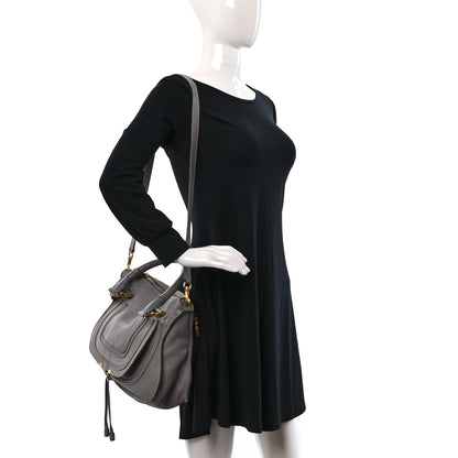 Chloe Calfskin Medium Marcie Satchel Cashmere Grey 2 of 8