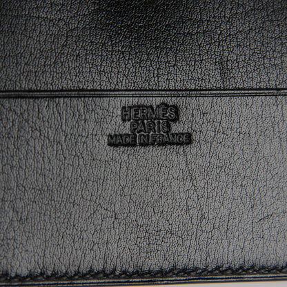 Hermes Evergrain Mens Bi Fold Wallet Black 5 of 7