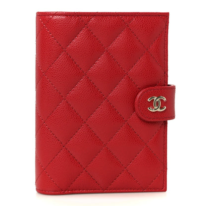 Chanel Caviar Quilted Passport Holder Red 1 of 10