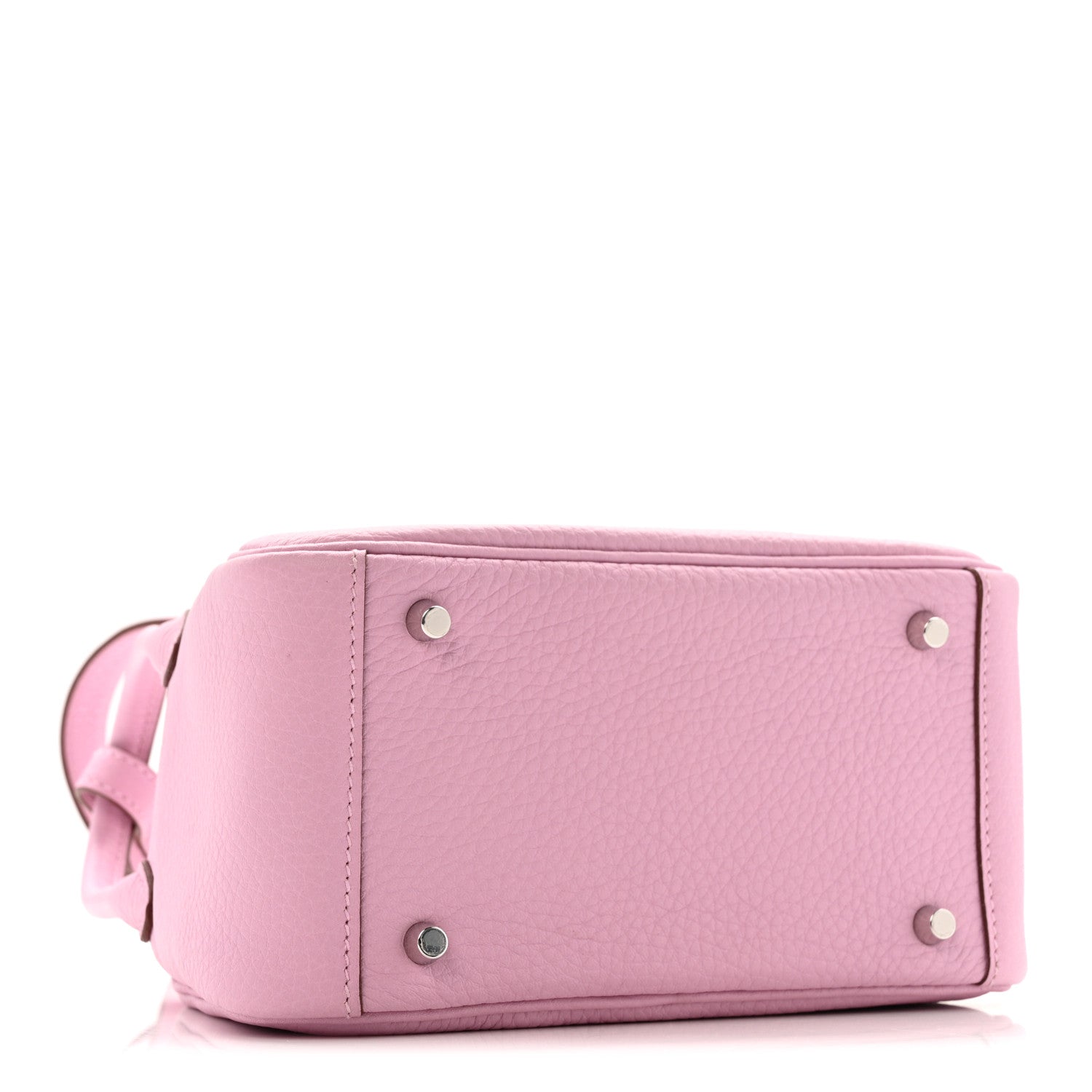 Hermes Taurillon Clemence Mini Lindy 20 Mauve Sylvestre 4 of 11