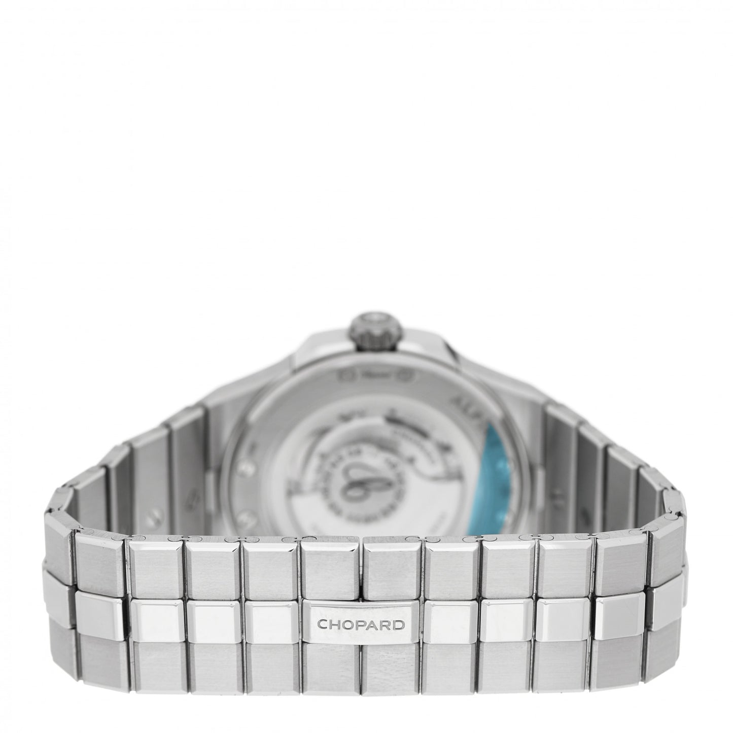 Lucent Steel Diamond Bezel 36mm Alpine Eagle Automatic Watch Maritime Blue