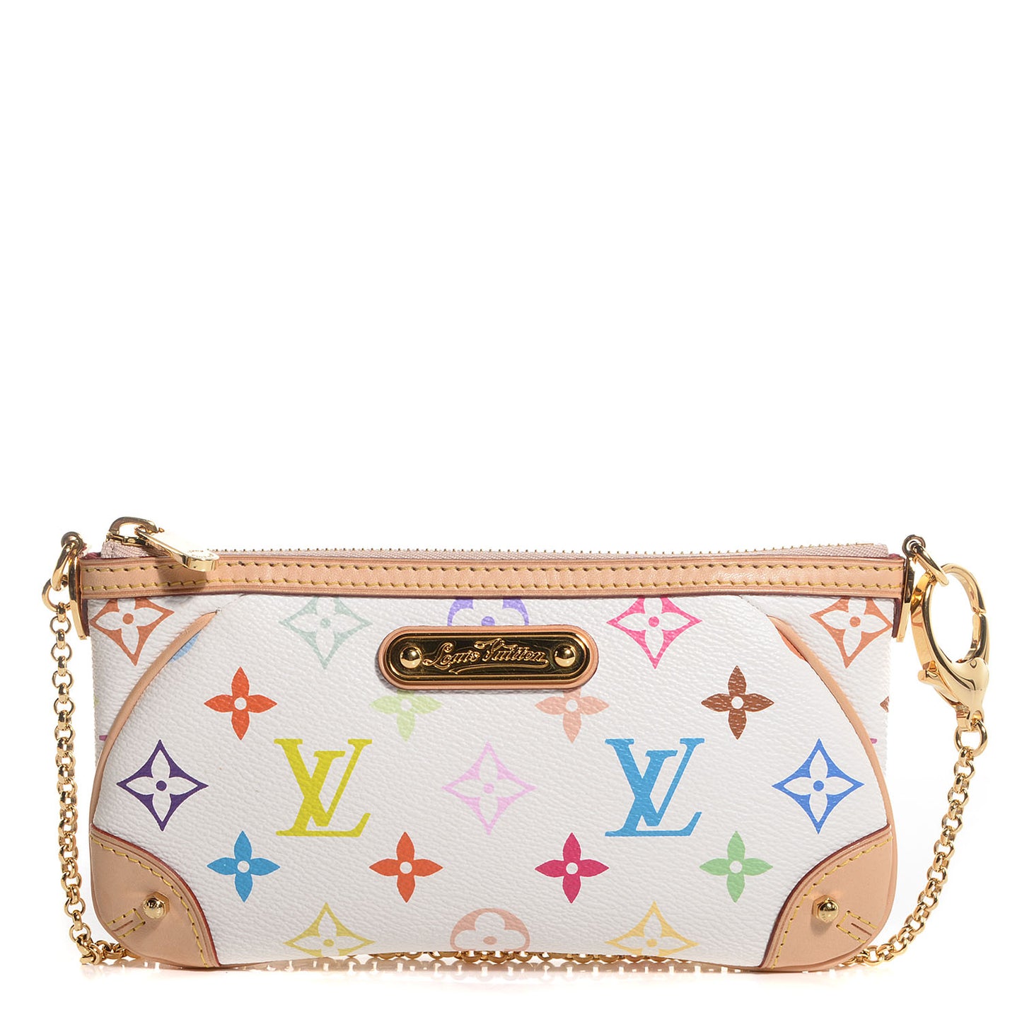 Monogram Multicolor Pochette Milla MM White