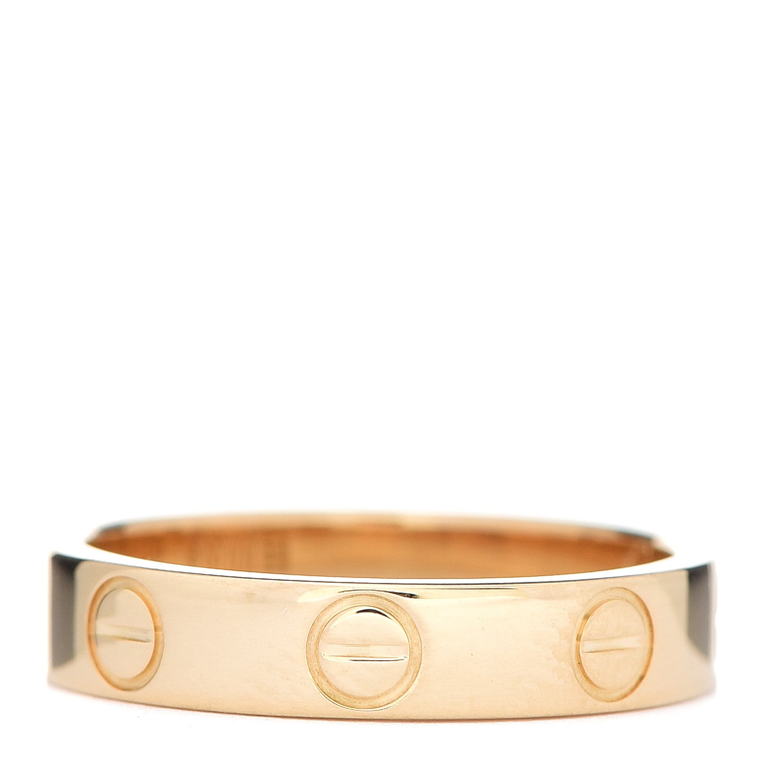 Cartier 18K Yellow Gold 3.5mm LOVE Wedding Band Ring 47 4 3 of 4
