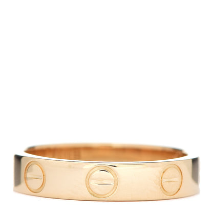 Cartier 18K Yellow Gold 3.5mm LOVE Wedding Band Ring 47 4 3 of 4