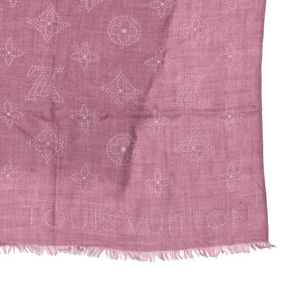 Louis Vuitton Cashmere Silk Mahina Shawl Scarf Violet 3 of 4