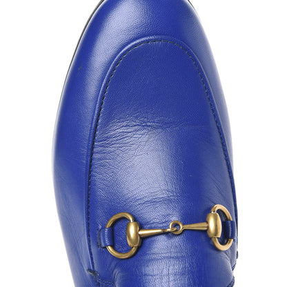 Gucci Malaga Kid Womens Jordaan Loafers 36 Electric Blue 9 of 11