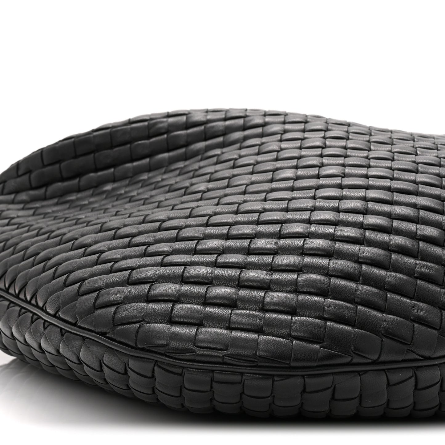 Supple Nappa Intrecciato Maxi Veneta Black