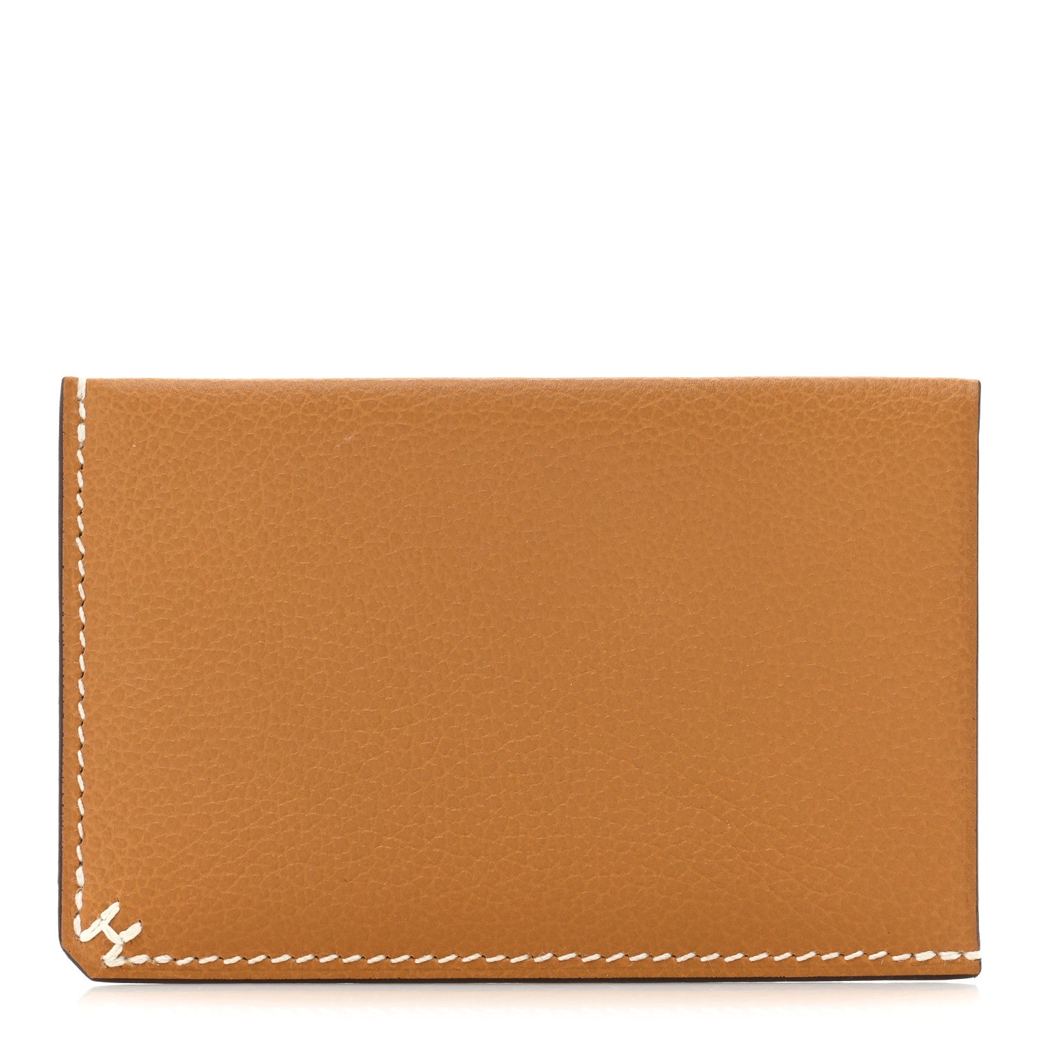 Hermes Evercolor Sellier Card Holder Caramel 1 of 12