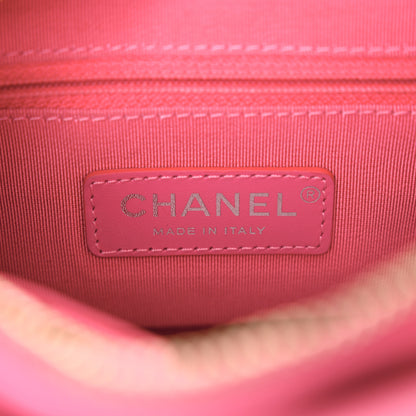Chanel Aged Calfskin Quilted Small Gabrielle Hobo Rose 6 of 15