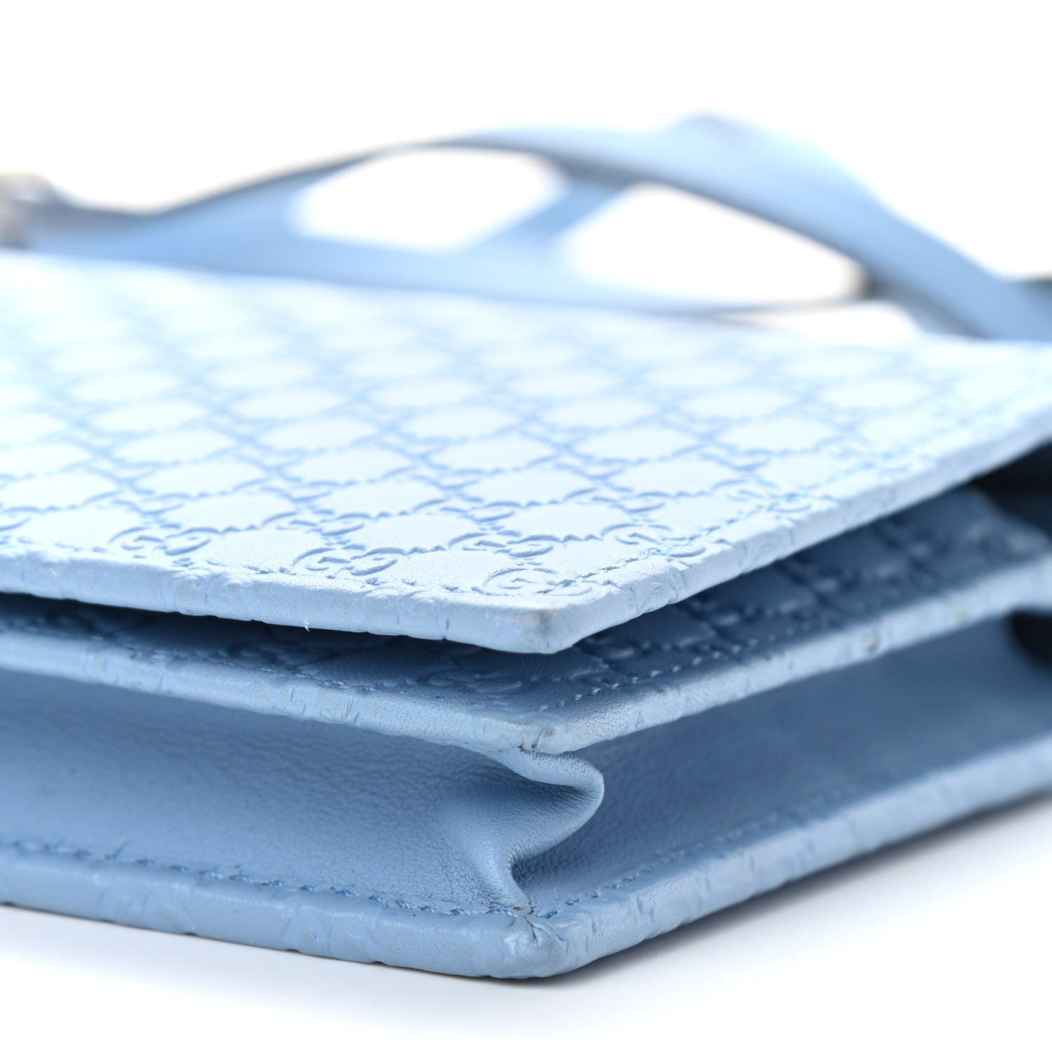 Gucci Microguccissima Crossbody Wallet Mineral Blue 9 of 14