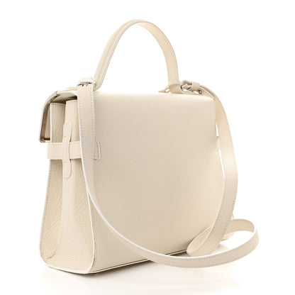 Delvaux Calfskin MM Tempete Satchel White 3 of 10