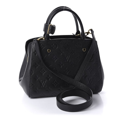 Louis Vuitton Empreinte Montaigne BB Black 3 of 10